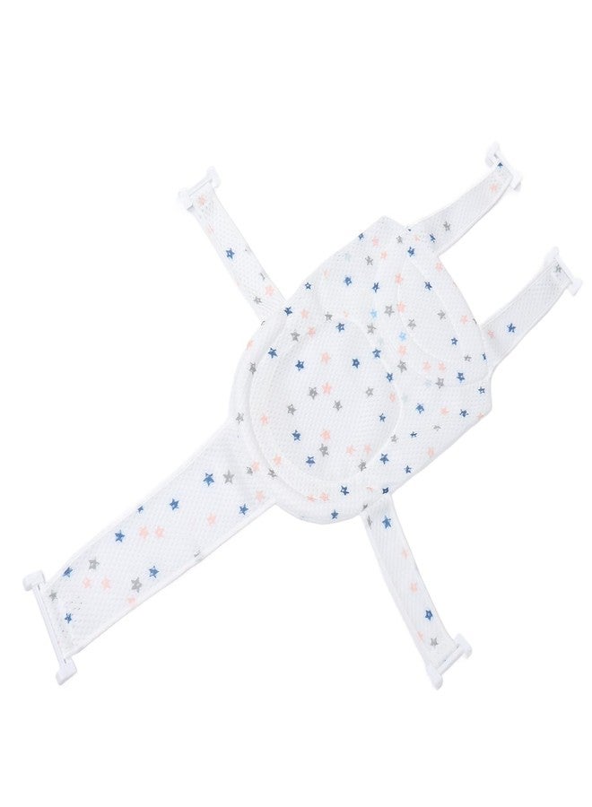 shenruifa Baby Bath Seat Support Non Slip Universal Detachable Net Bathtub Sling Shower Mesh (White) - Image 3